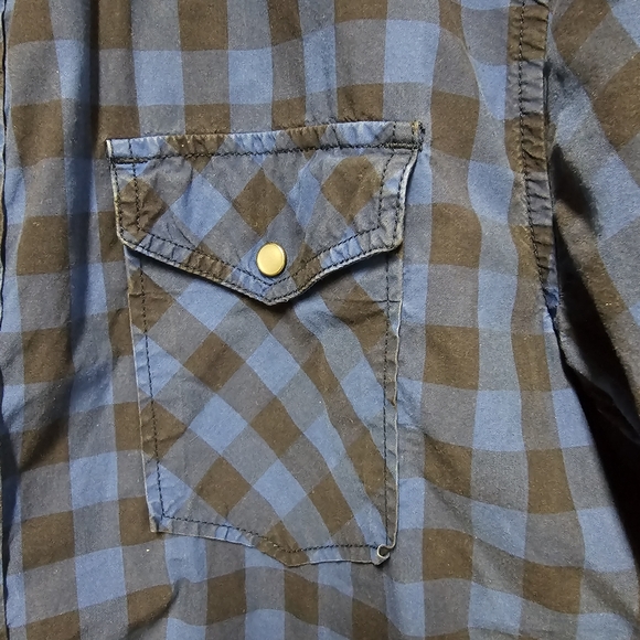 NEVADA Men's Shirt Short Sleeves Casual Shirts Size Large (42-44) - Picture 6 of 14